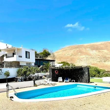 Apartamento D, Wifi, Piscina Con Vista Espectacular A Oceano Atlantico Playa Blanca